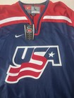 Nwt Vtg Nike Team Usa United States Hockey Jersey Mens Large 2002 Olympics New 