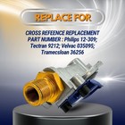 Aluminum Emergency Shutoff Gladhand Blue  replaces Velvac 035094 Hebco 441072 