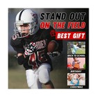 Youth Football Gloves Kids Receiver Gloves Sticky Football Gloves For Boys Gi   