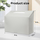 Tissue Box Cover Holder Compatible With Kleenex Disposable Paper Hand Towels  Le