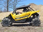 Superatv Yamaha Yxz Heavy Duty Nerf Bars   Rock Sliders  2016   - Wrinkle Black