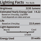 Neewer 35w Led Light Bulbs    2 Packs 3150 Lumens 5700k cri 95  15000h Lifespan