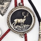 Vintage Western Bolo Tie Lot Siskiyou Eagle Arrowhead Cowboy Boot Deer Revolver