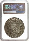 1694 Iak Silver Austria 1 Taler Leopold Hog Mouth Coin Dav-3245 Ngc Xf 45