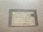 Singapore 1012 Inbound Uprated Stationery From Burma-india  11-27-1912 Cds