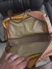Vintage Singer Sewing Machine Travel Vinyl Carry Case Storage Bag Faux Leather
