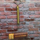Vintage Chatillon Ny Model In-6 Brass Hanging  Hand Held Spring Scale 6lb 3kg