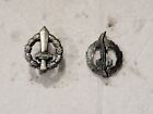 Reproduction Ww2 Italian Rsi Repubblica Sociale Italiana Collar Cyphers Pair