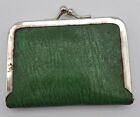 Vintage Travel Sewing Kit Green Vinyl Case Mini Scissors Needle Threader Stitch