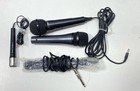 Assorted Bundle Lot Of 10 Microphones - Sold As Is