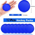 3 1 4 Inches Air Hockey Pucks 12 Pack Full Size Heavy 12 Pack  Blue 