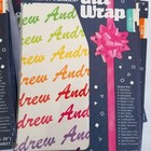 Gift Wrap Rainbow Name It Choose Name 1 Sheet Nos Wrapping Paper Vintage 80s 90s