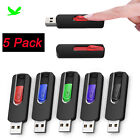 5pcs 1gb-64gb Usb 2 0 Flash Thumb Drive Retractable Slide Zip Drive Memory Stick