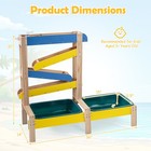 Sand   Water Table For Toddlers  Fir Wood Montessori Sensory Play Activity Table
