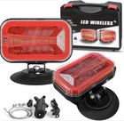 Wireless Tail Led Trailer Tow Lights Kit Magnetic Running For Boat  Rv  Trucks