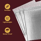 Avg Packaging Supplies Thermal Bubble Mailers     Insulated One Size  Silver