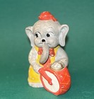 Vtg 1930s Disneyana Timid Elmer Elephant Bisque Figure W String Trunk Nose  Rare