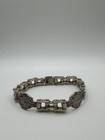 Harley Davidson 925 Sterling Silver Motorcycle Chain Bracelet Heavy  9in