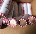  25 Bank Box Of 2 500 Pennies   50 Rolls   Find Wheats  Copper And Errors