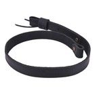 Black Leather Gun Sling Shoulder Strap For Rifle Shotgun 1  Wide Cowboy Hunting