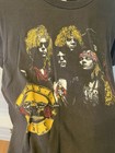 Vintage 1987 Guns N Roses Appetite For Destruction Tour Tee Shirt Size L