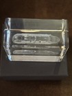 Royal Caribbean Oasis Of The Seas Crystal Block 3d Etched With Box New