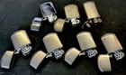 7 Vintage Gold Tone  Silver  Camel  Winston - Lighters  Advertising  Tobacco Co 
