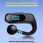 30hrs Bone Conduction Bluetooth Wireless Headset Business Trucker Sport Earphone