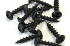 Qty 100 Pack  - 6 X 5 8  Small Black Screws - Cabinet Hardware - Hinge Screws
