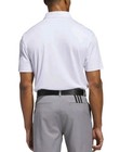 Adidas Men s Regular Fit 3-button Placket Golf Polo  White  Size Xxl New