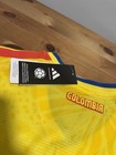 Adidas Colombia National Team Soccer Jersey Yellow Aaa Replica Player Version