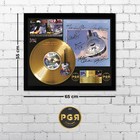 Gold Plated Lp Vinyl - Dire Straits - Memorabilia Music Gift   Pgr