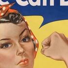 We Can Do It Poster Print  Vintage Ww2 Feminist Rosie Riveter War Wall Art Decor