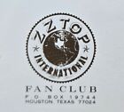 Zz Top 1980s Authentic Autographed 8 X 10 Billy Gibbons Frank Beard Dusty Hill