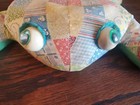 Large Vintage Frog Toad Stuffed Bean Bag Doorstop 2lbs 11  X 9 