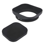 Universal Square Metal Screw In Mount Lens Hood Cover For 58mm Filter Thread