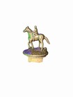 Blanton   s Bourbon Horse Bottle Stopper    b    Jockey Cork Top