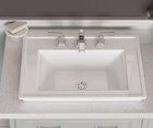 American Standard 24    X 19 06    Drop-in Sink 4 In  Centerset Bathroom Sink- White
