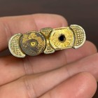 Vintage Evans Spitfire Gold Tone Lined Cigarette Lighter 40 s For Parts   Repair