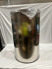Lancaster Table   Seating 15 Gal Stainless Steel Half Round Decorative Trash Can