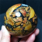 Rare 352g 63mm Natural Polished Colorful Agate Stone Ball Geode Healing A4493