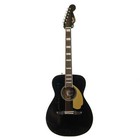 Fender Malibu Vintage  Black Acoustic Electric Guitar W hsc