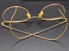 Antique Vintage 12k Gold Filled Wire Rim Eye Glasses W  Case Krezdorn Seguin Tx