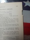 1892 Antique Train Report Kanawha   Michigan Railway Pomeroy Corning Athens Ohio