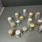 Antique Vintage Lot Metal Sewing Thimbles Different Sizes