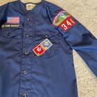 Vintage 60s Official Cub Scout Shirt Uniform Boy Scouts  Blue South Carolina