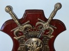 Vtg Samurai warrior 11    Wall Plaque Letter Opener - Guc