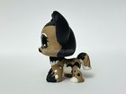Lps Custom Hand Painted Chihuahua Dog Ooak Tan Black And Cream With Blue Eyes