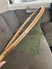 Vintage Usl Fishing Net Wooden Handle 20 1 2   