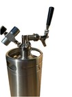 128oz Stainless Steel Pressurized Growler   Mini Keg W Regulator     New